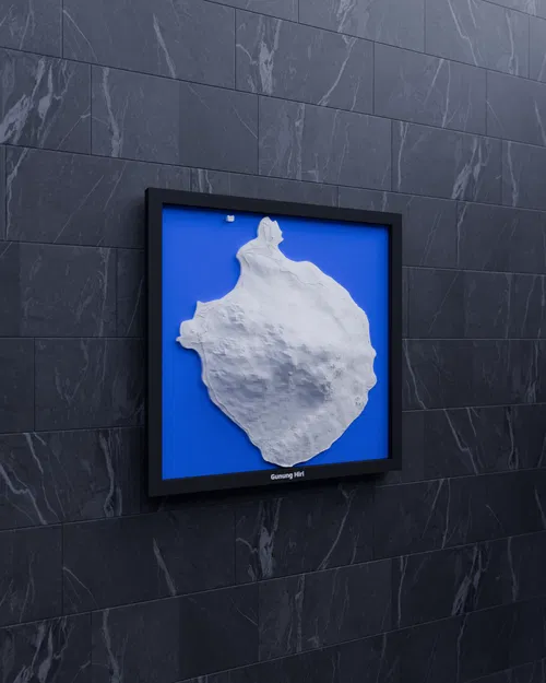 Gunung Hiri, Indonesia - Mô hình thu nhỏ 3D - Image 4