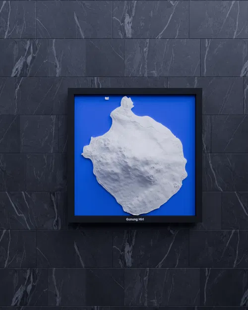 Gunung Hiri, Indonesia - Mô hình thu nhỏ 3D - Image 5