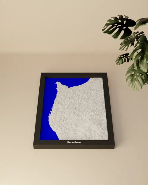 Pare-Pare, Indonesia - 3D Miniature (Mô hình địa hình in 3D) - Image 4