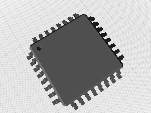 Atmega328_tqfp_32p – Vi điều khiển Atmega328 (TQFP) tỉ lệ 1:1 - Image 1