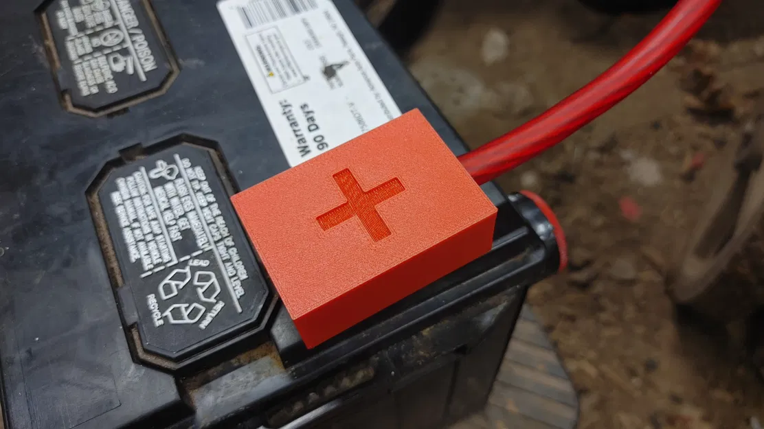 Nắp che đầu cáp bình ắc quy đơn giản - Image 2