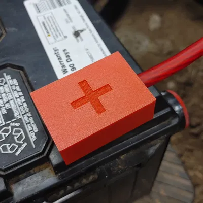 Nắp che đầu cáp bình ắc quy đơn giản