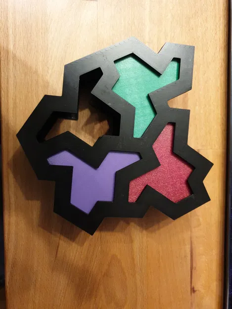 Hộp gạch Einstein tile box (dạng “hat” không lặp) - Image 1