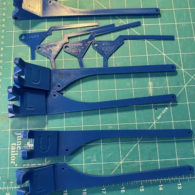 Bản lề 270° cho Elegoo Centauri Carbon (mod) cho spacer panel 7.5mm + relief dây