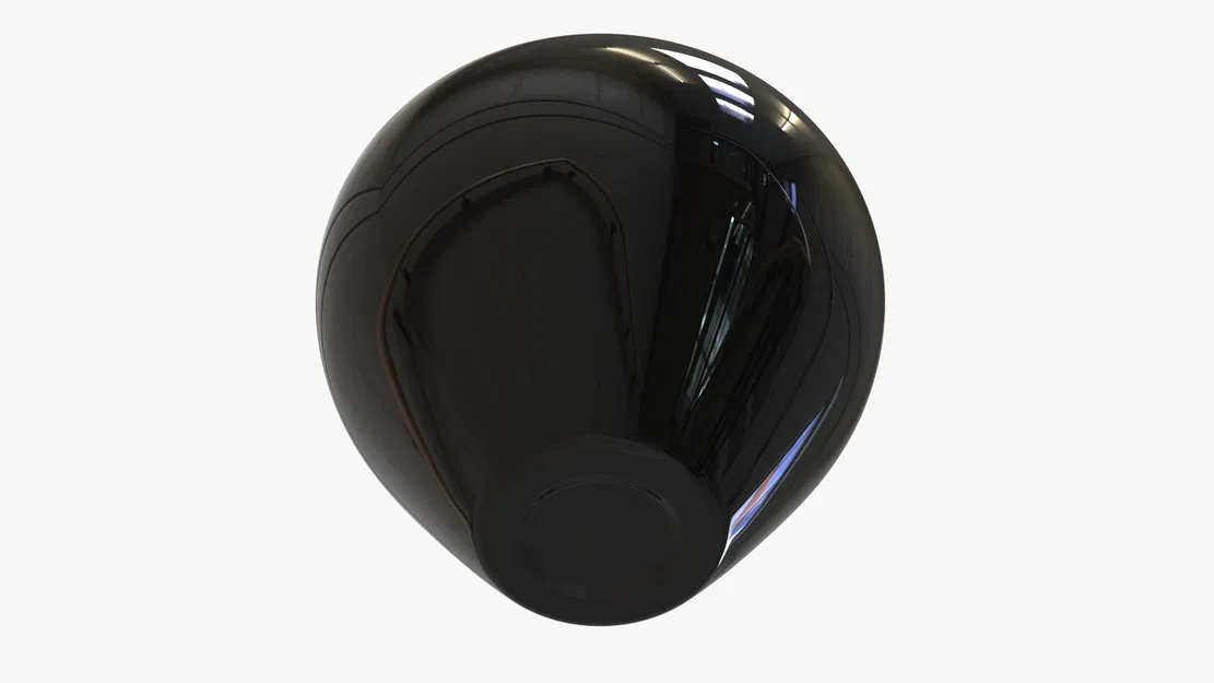 Black Vase_5BiA7 – Bình hoa đen (3D model) - Image 3