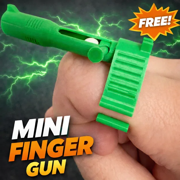 Mini Finger Gun – Súng bắn BB 6mm gắn ngón tay - Image 1