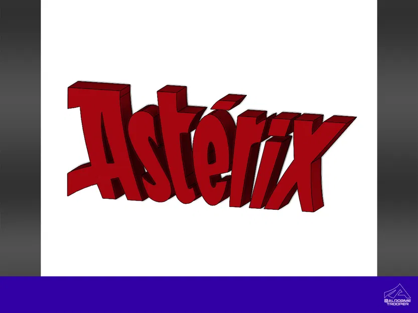 Logo 3D Asterix - Image 1
