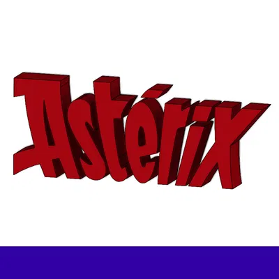 Logo 3D Asterix