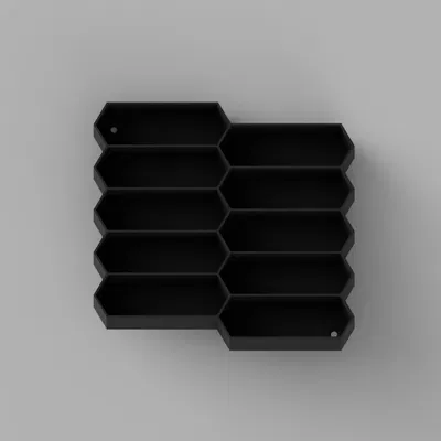 Kệ Gắn Tường Lục Giác Trưng Bày Hot Wheels