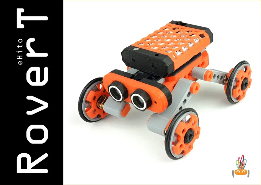 RoverT – Robot né vật cản có đèn (dùng Arduino, dễ in 3D) - Image 1