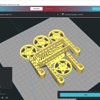 RoverT – Robot né vật cản có đèn (dùng Arduino, dễ in 3D)