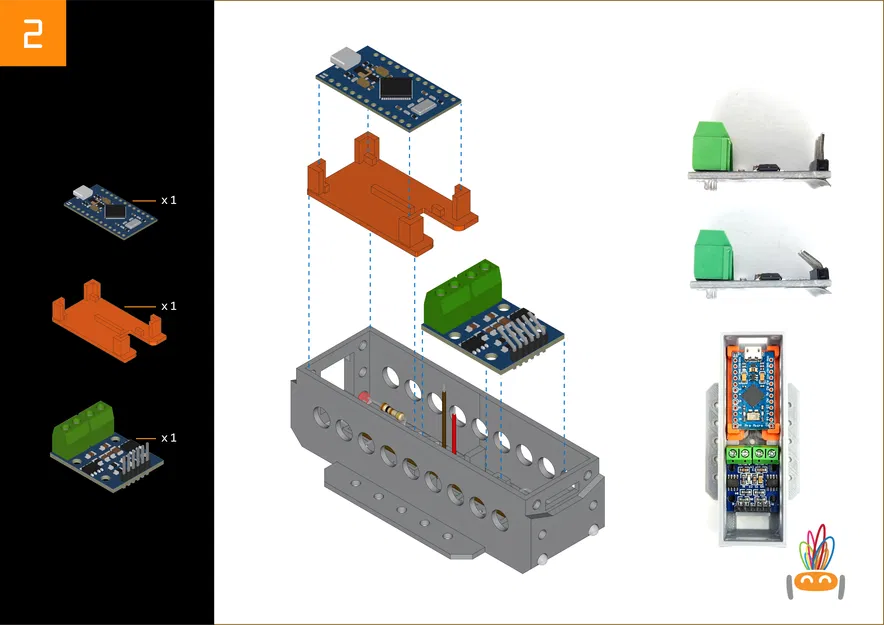 RoverT – Robot né vật cản có đèn (dùng Arduino, dễ in 3D) - Image 7