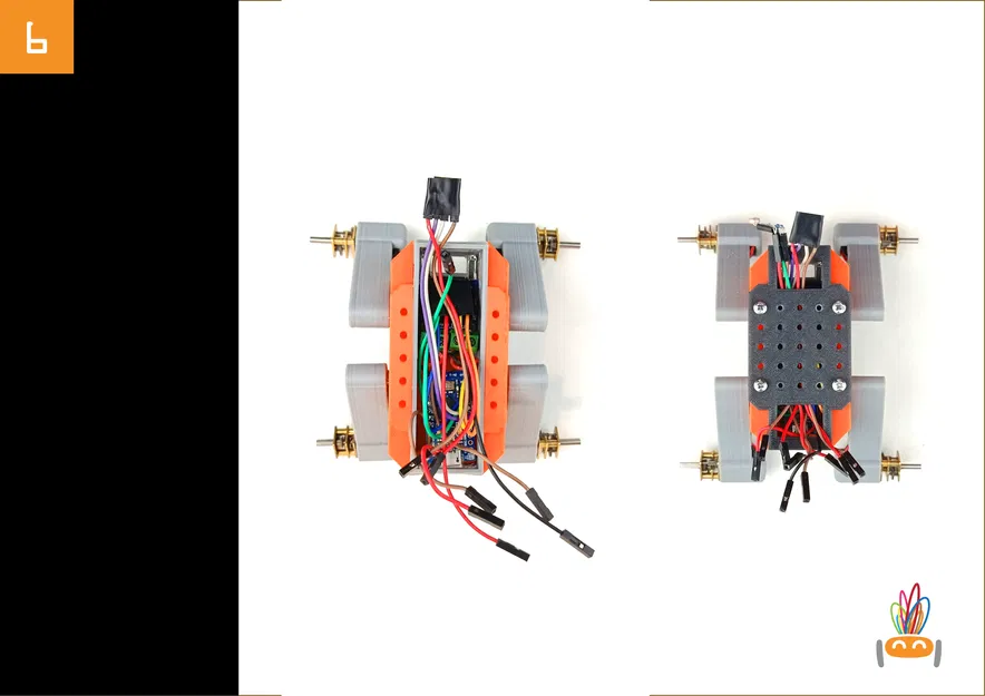 RoverT – Robot né vật cản có đèn (dùng Arduino, dễ in 3D) - Image 14