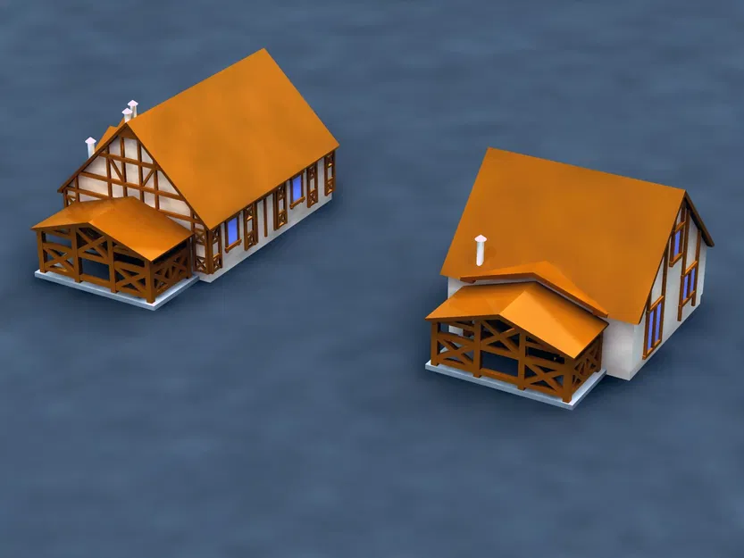 House_bFvA2b – Mẫu 3D khuôn House chất lượng cao, sẵn sàng 3D print - Image 1