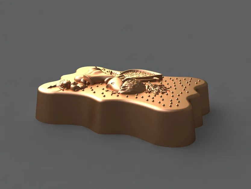 Elf_UblX1Ubl – Model 3D Elf kèm khuôn texture cho xà phòng/chocolate/nến - Image 2