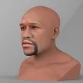 Tượng bán thân Floyd Mayweather sẵn sàng in 3D full color - Thumbnail 2