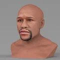 Tượng bán thân Floyd Mayweather sẵn sàng in 3D full color - Thumbnail 3