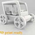 Xe đồ chơi nhỏ 3D sẵn sàng in 1 - Thumbnail 4