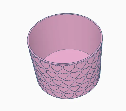 Chậu họa tiết trái tim - Valentine’s Day Classic - Image 5