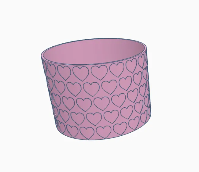 Chậu họa tiết trái tim - Valentine’s Day Classic - Image 6