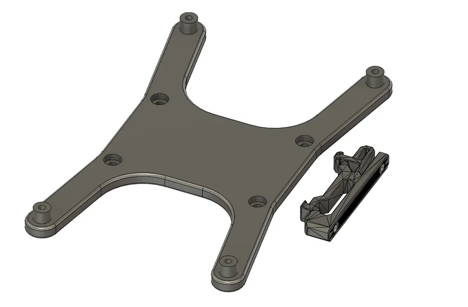 Ngàm DIN dọc cho BTT Octopus Pro (xoay 90°) - Image 2