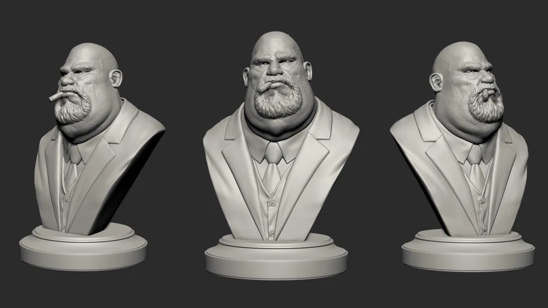 Mafia Boss Variation B Sẵn Sàng In 3D - Image 1