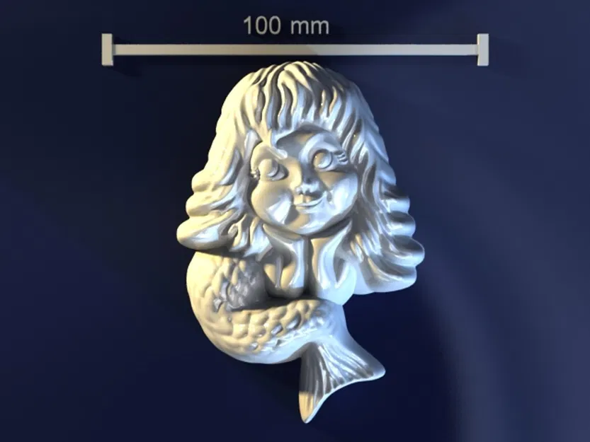 Mermaid_iFHYq – Mẫu 3D khuôn nàng tiên cá - Image 1