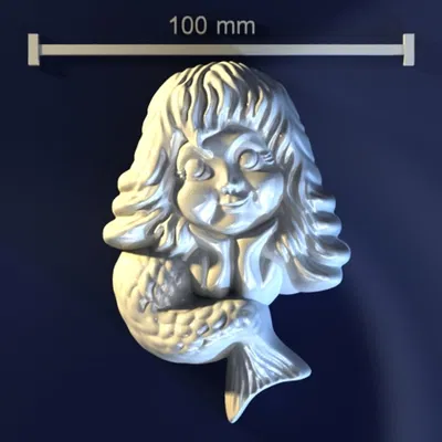 Mermaid_iFHYq – Mẫu 3D khuôn nàng tiên cá