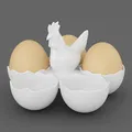 Gà Giữ 5 Quả Trứng (Chicken Five Egg Holder) - Thumbnail 1