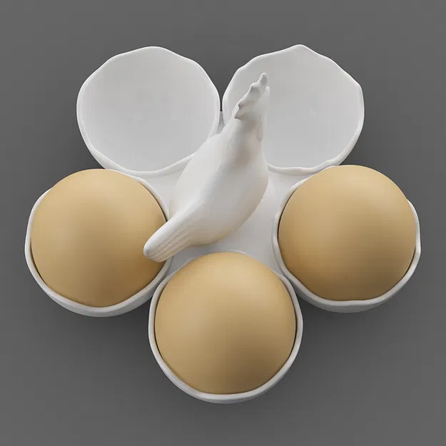 Gà Giữ 5 Quả Trứng (Chicken Five Egg Holder) - Image 3
