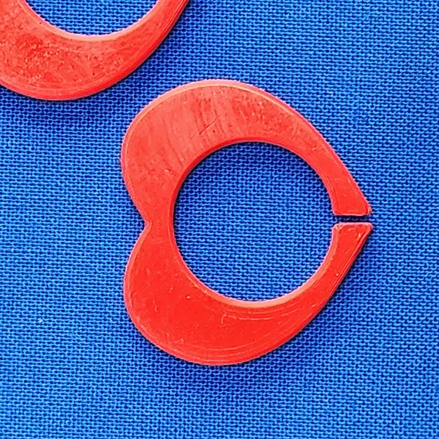 Nhẫn đôi Valentine hình trái tim đơn giản (His/Hers) có chữ Love - Image 4