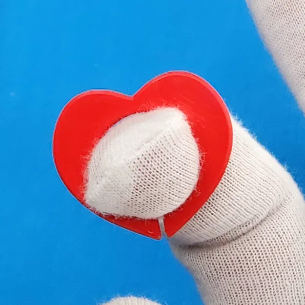 Nhẫn đôi Valentine hình trái tim đơn giản (His/Hers) có chữ Love - Image 6