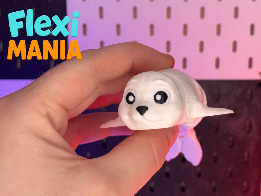 Hải Cẩu Dễ Thương Khớp Nối Print-in-Place – Không Cần Supports - Image 1