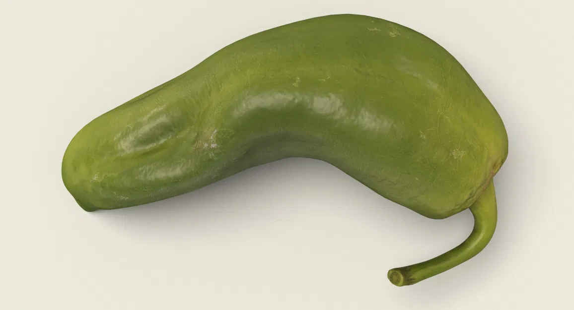 Pepper 01_IRPf0 – Mô hình ớt chuông xanh (Game Ready Unreal 4) - Image 4