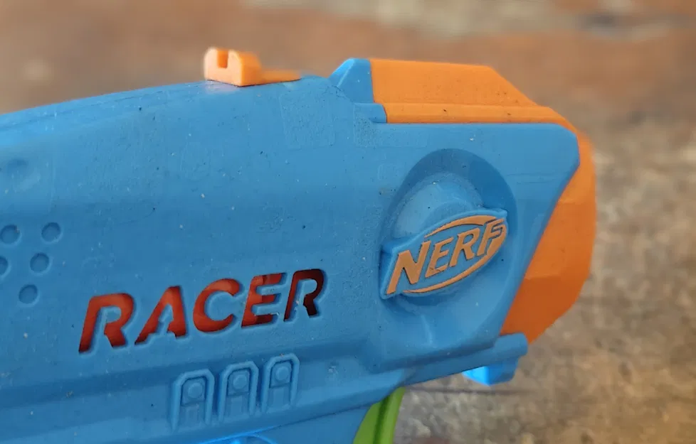 Nerf Elite Junior Racer Easy Load Muzzle & Rear Sight - Image 1