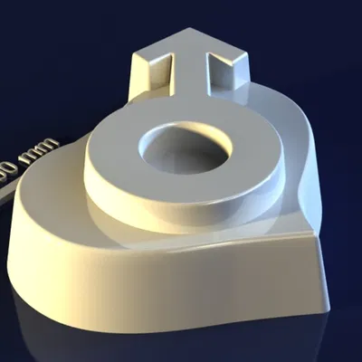 Yang_XPXsGXP – Mẫu 3D khuôn nam (male mould) in 3D