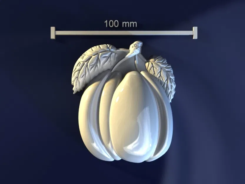 Plum_p3gkCp3 – Mẫu 3D khuôn Plum grave để làm xà phòng, chocolate, nến - Image 1