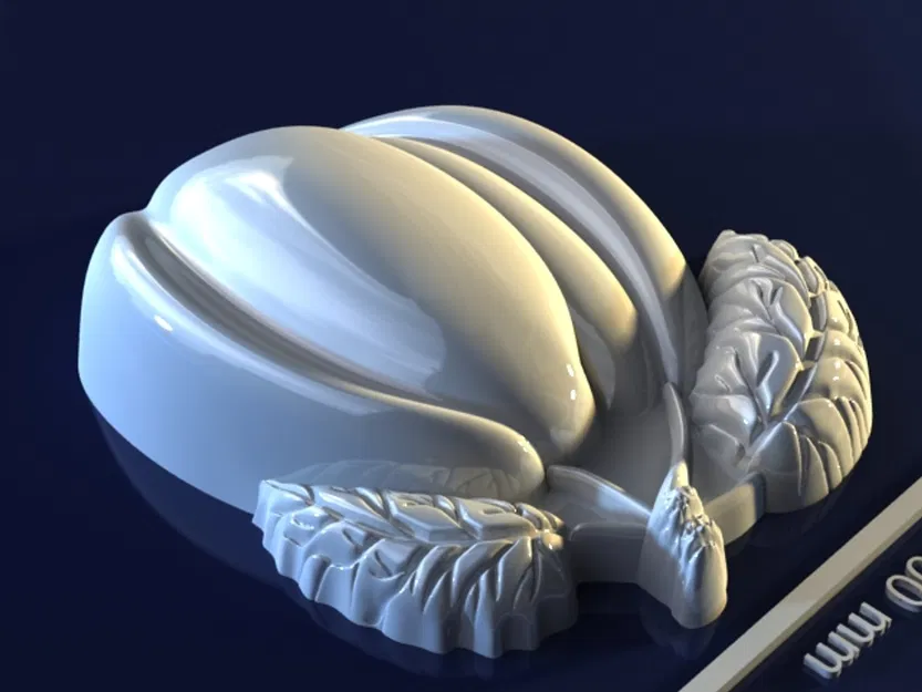 Plum_p3gkCp3 – Mẫu 3D khuôn Plum grave để làm xà phòng, chocolate, nến - Image 3