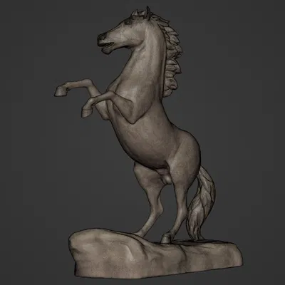 Tượng Ngựa sẵn sàng để in 3D – Thiết kế nguyên bản