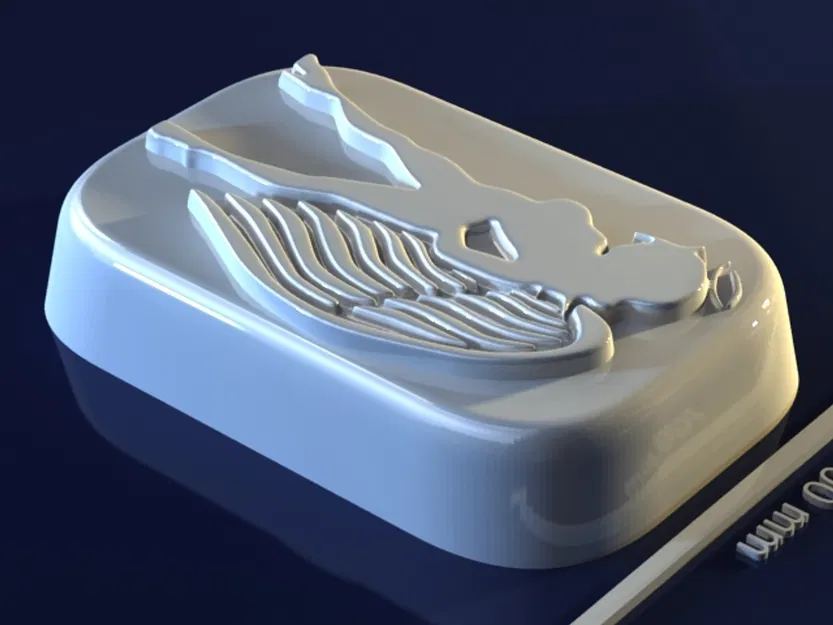 Angel Female – Mẫu 3D khuôn thiên thần nữ (soap/chocolate/candle) - Image 4