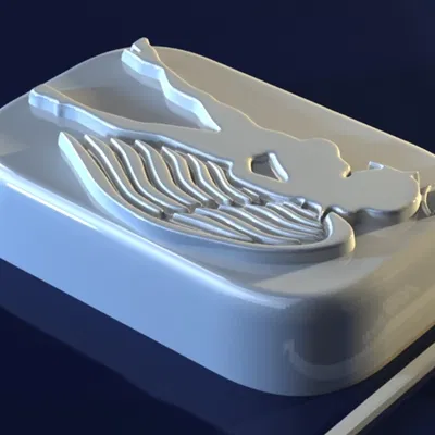 Angel Female – Mẫu 3D khuôn thiên thần nữ (soap/chocolate/candle)