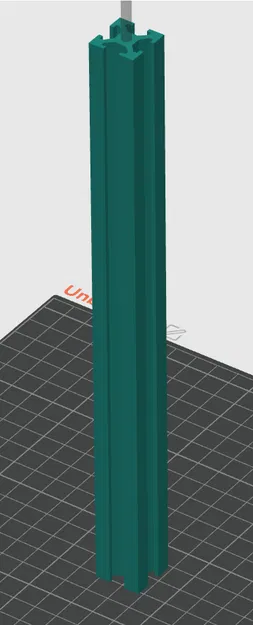 Rail T-Nut chỉnh sửa cho nhôm định hình hệ 20x20mm (Modified T-Nut Rail) - Image 1