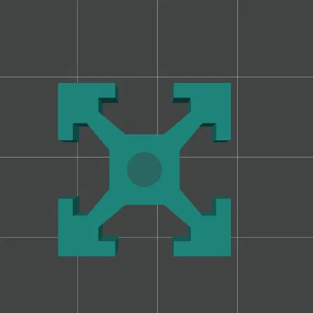 Rail T-Nut chỉnh sửa cho nhôm định hình hệ 20x20mm (Modified T-Nut Rail) - Image 2