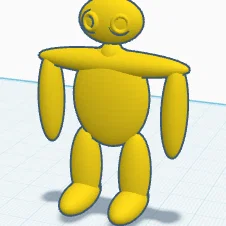 Mô hình robot tròn (round robot figure)
