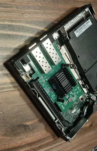 Bracket Lenovo M720Q cho 10Gtek PCI-E NIC X520-A2 Dual SFP+ - Image 1