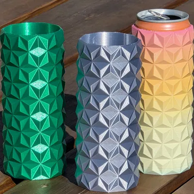 Koozie Lon Slim Họa Tiết Hình Học (Geometric Slim Can Koozie)