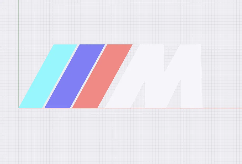 Logo BMW M Series 3D - Image 2