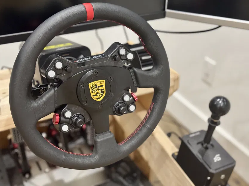 Nắp Logo Trung Tâm Vô Lăng Simagic Neo X Series – Tùy Biến Logo - Image 2