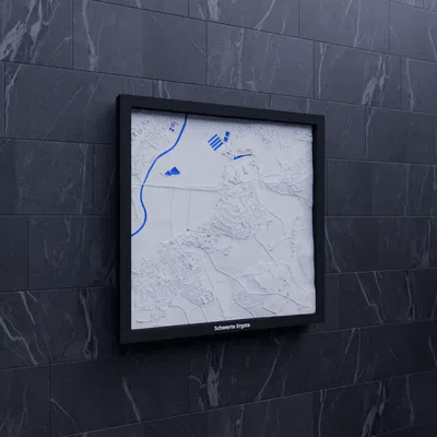 Schwerte Ergste, Đức - Mô hình thu nhỏ 3D địa hình