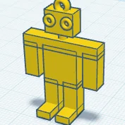 Móc khóa robot figure mini
